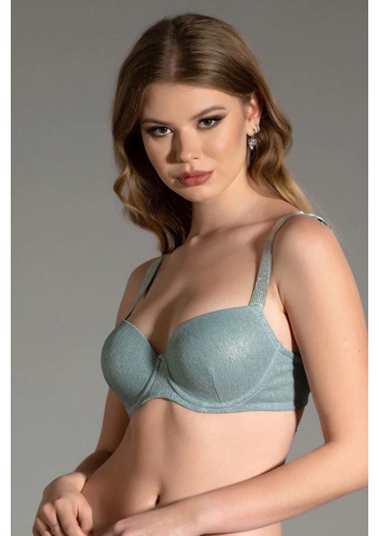 Iç Giyim New Bra Balenli Desteksiz Taşlı Askılı Sütyen modelleri