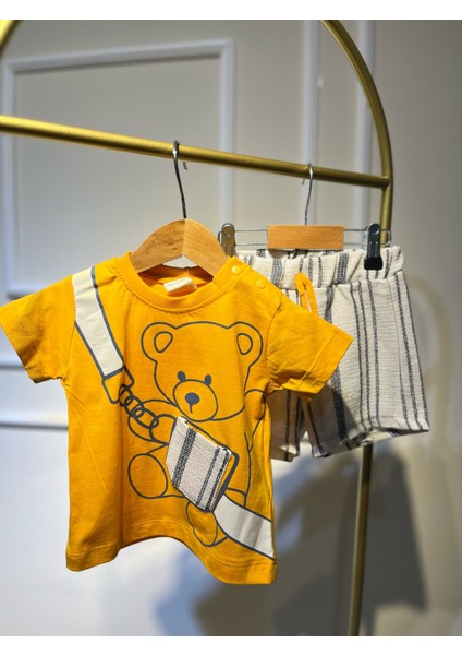 Sarı Bear Cepli Erkek Alt-Üst Takım fiyatları