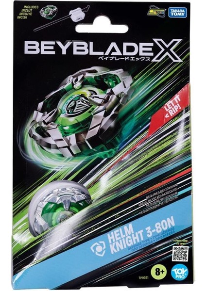 Nessiworld BEY09000 Beyblade 1li Set Helm Knight 3-80N