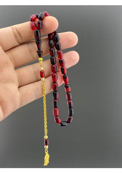 6x9 mm Bürokrat Boy Sıkma Kehribar 925 Ayar Yaldızlı Gümüş Püsküllü fiyatları