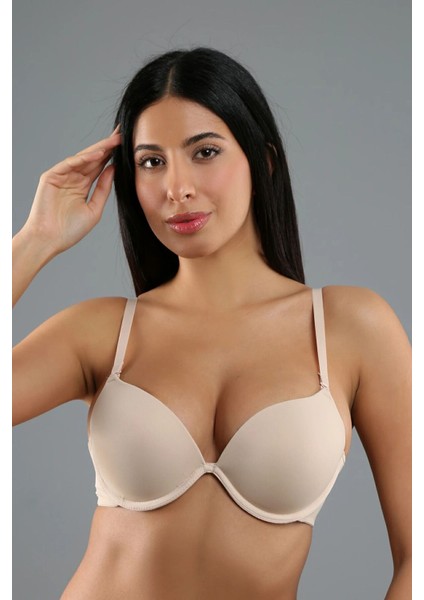 Iç Giyim New Bra Çift Destekli Balenli Sütyen 1 Beden Büyük Gösterir