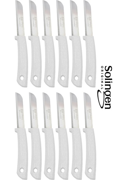 12'li Tırtıklı Meyve ve Sebze Bıçak Seti, Dayanıklı ve Şık Tasarım