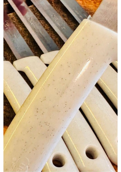 12'li Tırtıklı Meyve ve Sebze Bıçak Seti, Dayanıklı ve Şık Tasarım