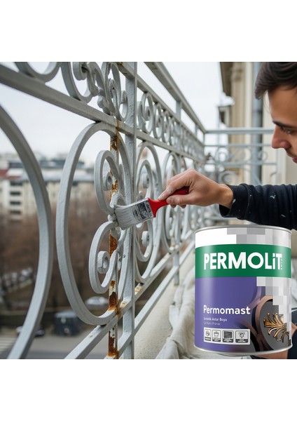 Permomast Sentetik Astar Boya Beyaz 0,75L - 2,5L | Yüksek Örtücülük, Sarfiyat Azaltıcı Astar, Boya Dalgalanmalarını Önler, Kolay Uygulama