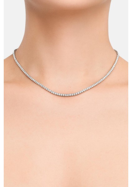 Su Yolu Kolye 925 Ayar Gümüş