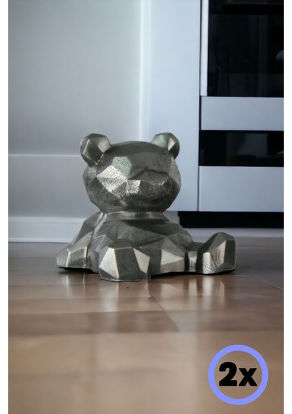 Kapı Takozu Kapı Tutacağı Kapı Stoperi Kapı Durdurucu Gümüş Eskitme 2 Adet Model 7