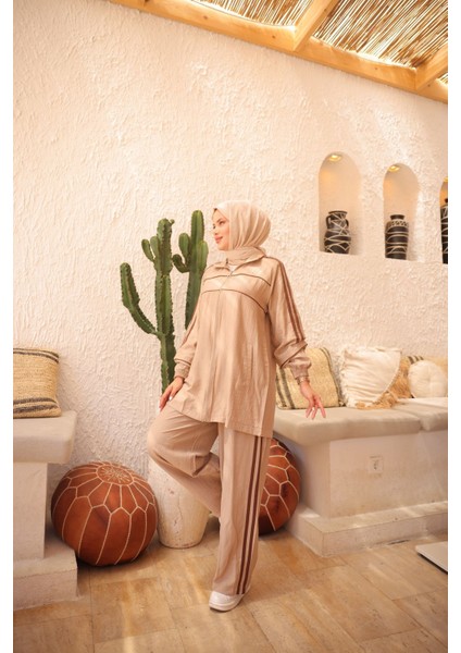 Kadın Şık Spor Eşofman Takımı Fermuarlı & Alt Üst Takım 493 fırsatları