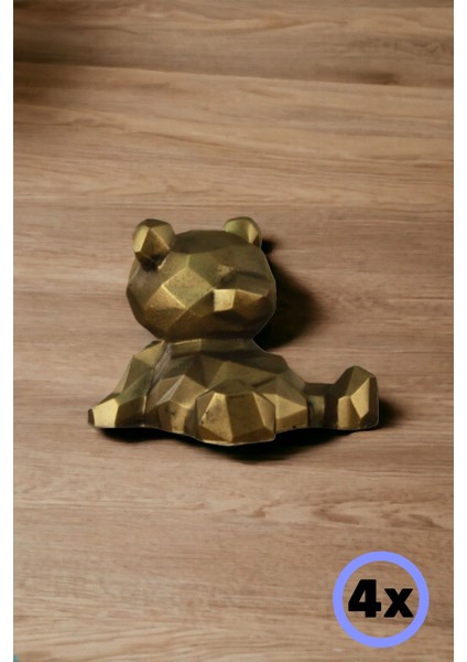 Kapı Takozu Kapı Tutacağı Kapı Stoperi Kapı Durdurucu Altın Eskitme 4 Adet Model 7