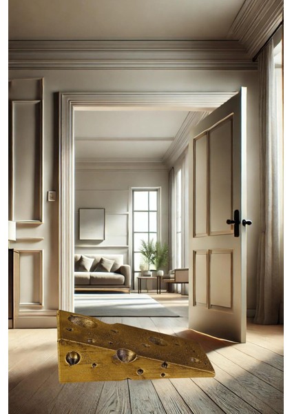 Kapı Takozu Kapı Tutacağı Kapı Stoperi Kapı Durdurucu Altın Eskitme Model 6