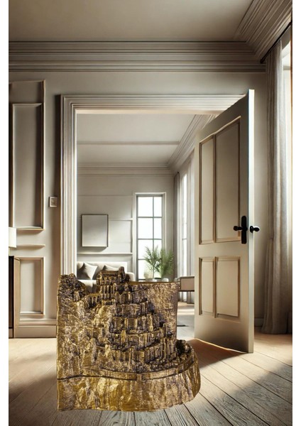 Kapı Takozu Kapı Tutacağı Kapı Stoperi Kapı Durdurucu Altın Eskitme Model 8