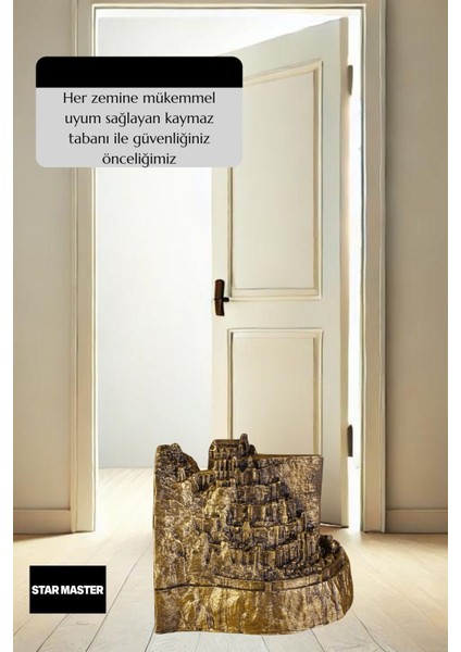 Kapı Takozu Kapı Tutacağı Kapı Stoperi Kapı Durdurucu Altın Eskitme Model 8