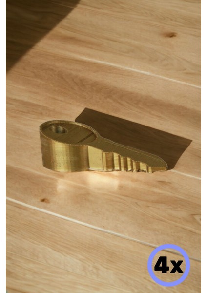 Kapı Takozu Kapı Tutacağı Kapı Stoperi Kapı Durdurucu Altın 4 Adet Model 5