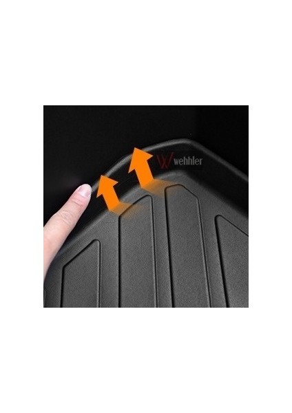 Dacıa Duster 4x2 2023 ve Sonrası Su Kanallı Bagaj Havuzu ve 4.5d Havuzlu Paspas