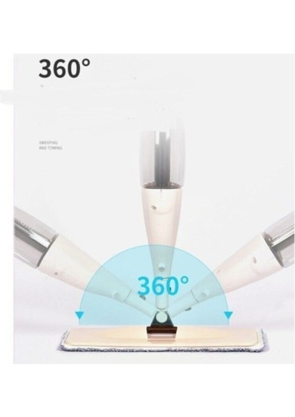 Sprey Mop Seti, 3 Yedek Bez Hediye ile Temizlik Kolaylığı fırsatları