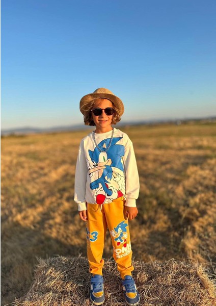 Baskılı Uzun Kollu Erkek Çocuk Alt Üst Takım