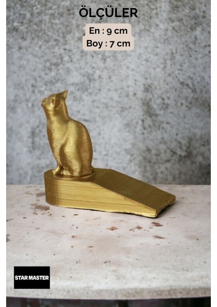 Kapı Takozu Kapı Tutacağı Kapı Stoperi Kapı Durdurucu Altın 4 Adet Model 2