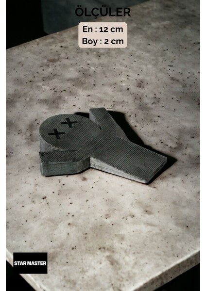 Kapı Takozu Kapı Tutacağı Kapı Stoperi Kapı Durdurucu Gümüş Eskitme 4 Adet Model 3