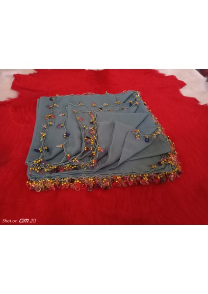 El Emeği Kristal Damla Boncuklu Yazma ,tülbent Yemeni, Fular ,4 Kenar Oyalı modelleri