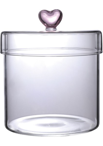 Şeffaf 600 ml Borosilikat Cam Kavanoz, 10X10 Cm, Şık ve Dayanıklı Tasarım indirimleri