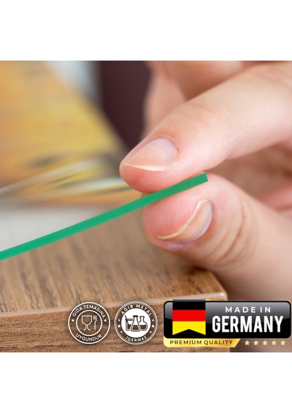 2mm Cam Görünümlü – Alman Üretimi- Şeffaf Pvc Masa Örtüsü - Fitalat Içermez - Gıda Temasına Uygun fiyatları