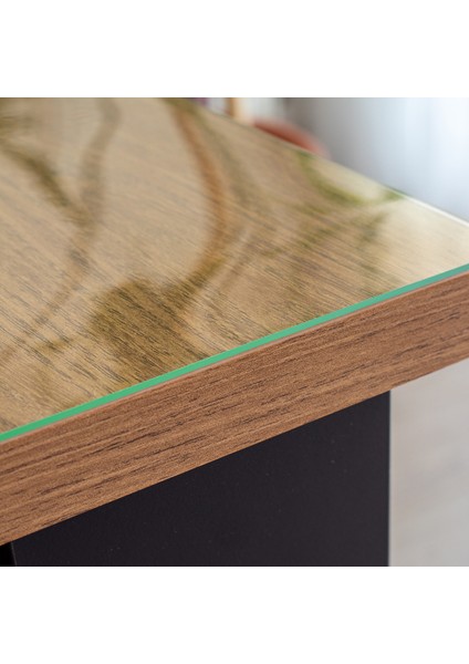 2mm Cam Görünümlü – Alman Üretimi- Şeffaf Pvc Masa Örtüsü - Fitalat Içermez - Gıda Temasına Uygun fırsatları