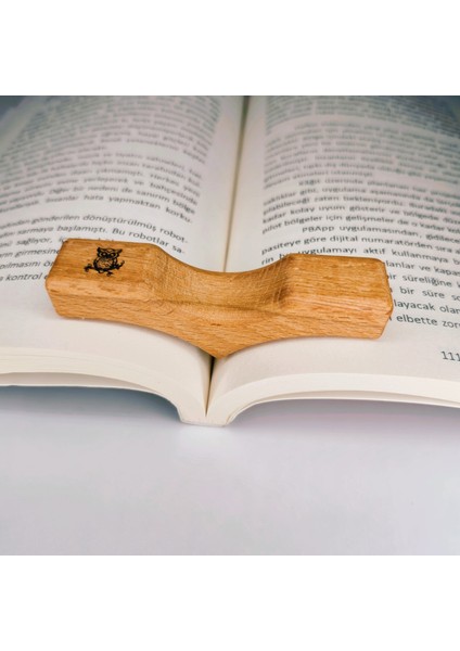 Kitap Okuma Ayracı Ahşap Kanat Figürlü Çift Yönlü Ayraç Hediyeli indirimleri
