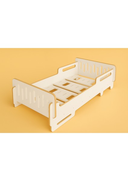 Beesstore Çocuk Yer Yatağı-Çocuk Bazası - 140X70CM - Bebek ve Çocuk Karyolası -Mdf - Beyaz fiyatları