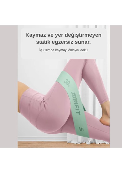 Premium Hip Band Pilates & Aerobik Direnç Lastiği Seti 3 Adet Yüksek Kalite Silikon Doku modelleri