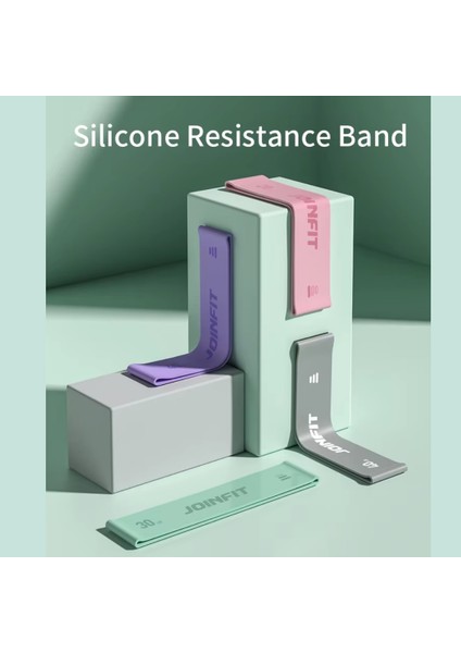 Premium Hip Band Pilates & Aerobik Direnç Lastiği Seti 3 Adet Yüksek Kalite Silikon Doku fırsatları