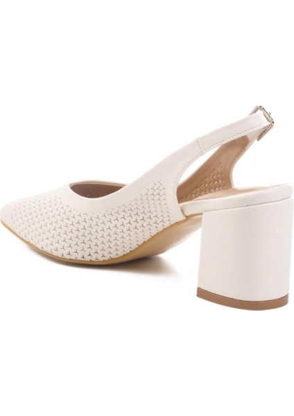 PC-54727 Z Beyaz Kadın Abiye Ayakkabı fırsatları