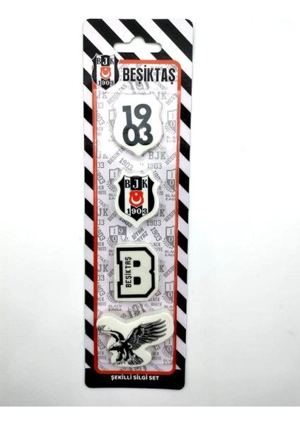 Beşiktaş 4'lü Şekilli Silgi Seti Tmn 555771
