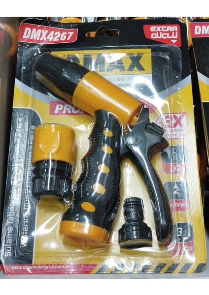 Sulama Tabancası 3 Fonksiyon 3 Parça