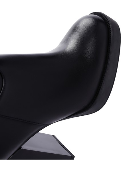 Kadın Siyah Fermuarlı Yüksek Topuklu Deri Çizme 25WFD100418