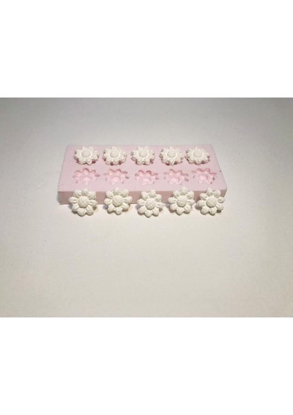 10' Lu Papatya Kokulutaş Sabun Silikon Kalıbı