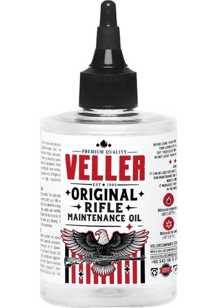 Silah Temizleme ve Bakım Yağı Tüfek ve Tabanca Uygun Bakım Silah Yağı 100 ml