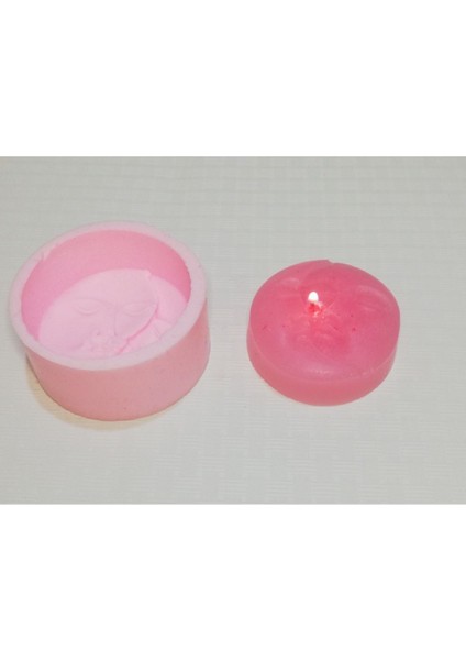 Ay Güneş Mum Silikon Kalıbı ( Kokulutaş Sabun Mum)