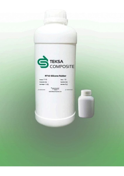 10 Shore Beyaz Rtv-2 Kalıp Silikonu 1. Sınıf 1 kg