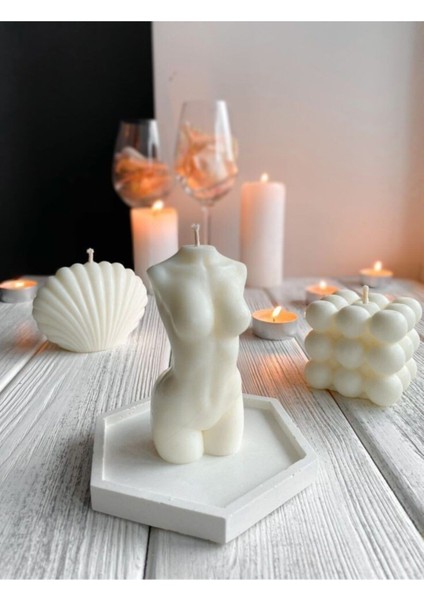 Üçlü Set Silikon Kalıp Venüs Kadın Vücut(Body),büyük Bubble ve Istiridye(Shell)