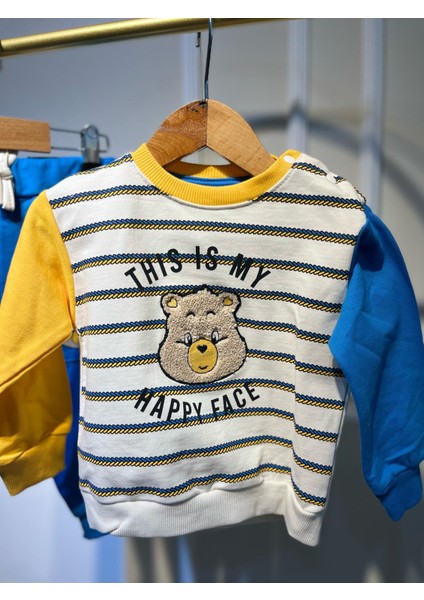 Mavi Sarı Blok Renk Erkek Alt-Üst Giyim fiyatları