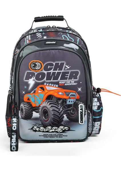 Chimola Off-Road Okul Çantası Siyah - Ithal
