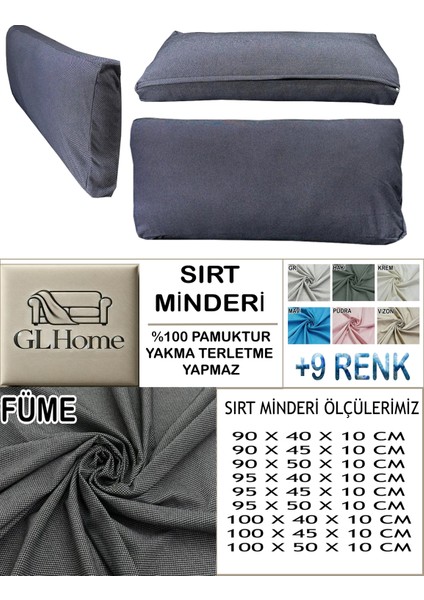 %100 Pamuk Petek 2 Adet Sırt Minderi Kılıfı