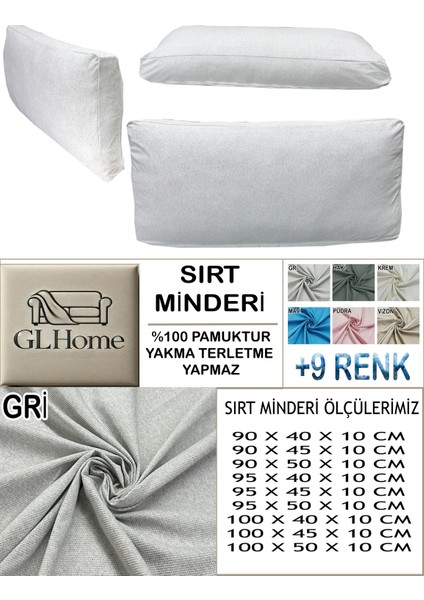 %100 Pamuk Petek 2 Adet Sırt Minderi Kılıfı