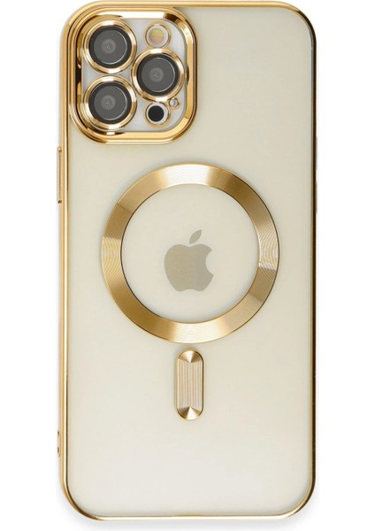 iPhone 12 Pro Max Kılıf Kross Magneticsafe Kapak - Gold - LORCE2386-5072
