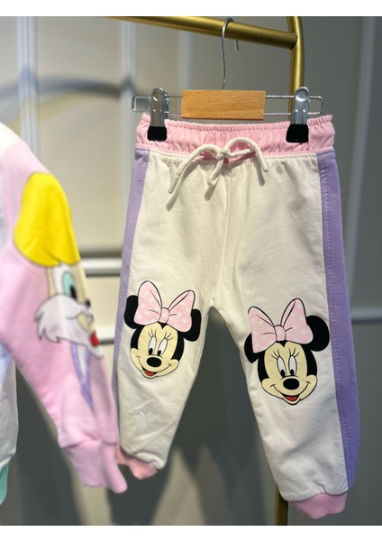 Hi Mini Beyaz Kol Desenli Kız Çocuk Alt-Üst Takım fiyatları