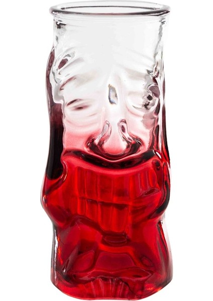 Kırmızı 290 ml Tıkı Kokteyl Bardağı, Renkli ve Şık Tasarım
