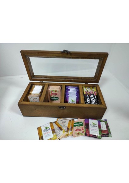 Kapasiteli Poşet Çay Kutusu, Şık ve Pratik Saklama Çözümü