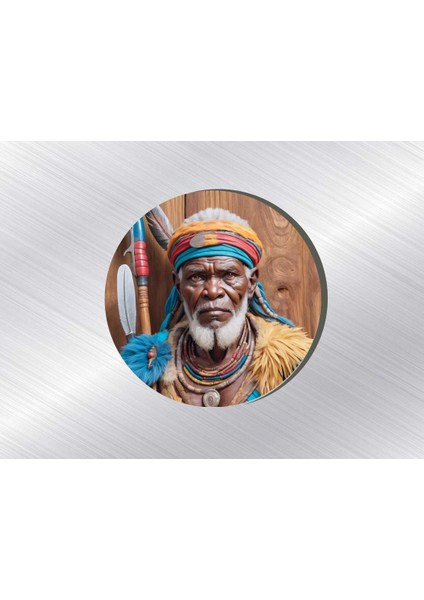 3 Adet 6x6 cm Uv Baskılı Ahşap Magnet V5