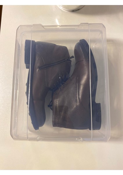 Şeffaf Ayakkabı ve Bot Saklama Kutusu, Dolap Içi Düzenleyici, Turuncu Renk fiyatları