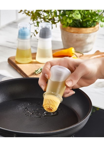 Çok Renkli Silikon Yağ ve Yumurta Fırçası, Yağlık, Fırçalı, Hazneli, Pratik Kullanım fiyatları