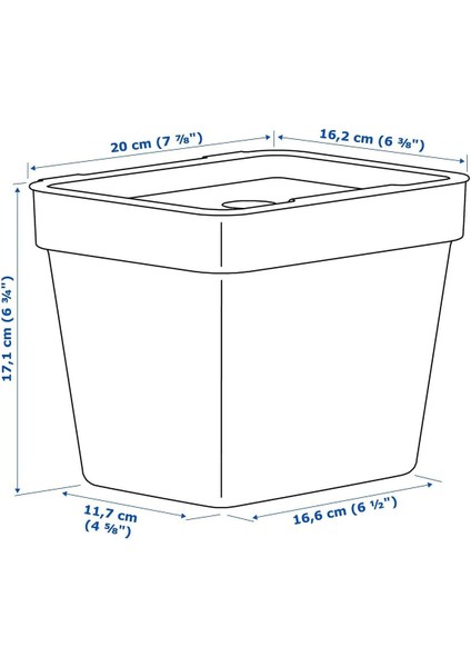 Açık Gri 3 Lt Atık Ayırma Kutusu, Pratik ve Şık Geri Dönüşüm Çözümü